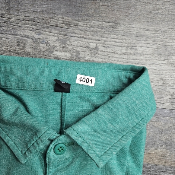 Lululemon Men's Polo Shirt Small Teal color - Picture 8 of 8